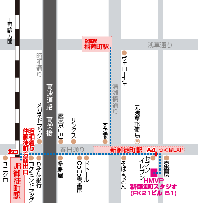 HMVP大手町スタジオ地図
